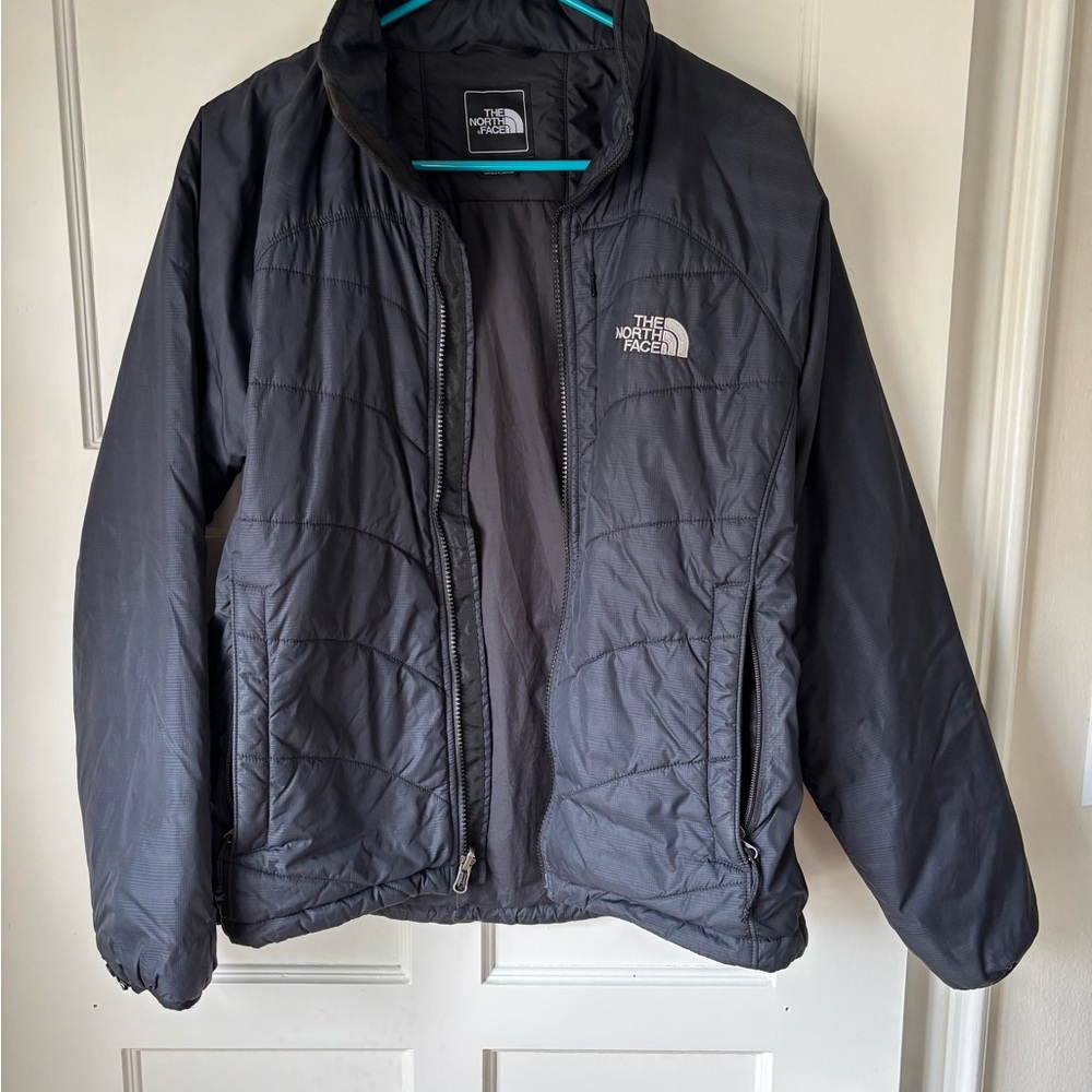 The North Face Black Puffer Jacket Quilted Insulation
